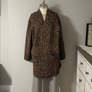 Paisley printed knit sweater!